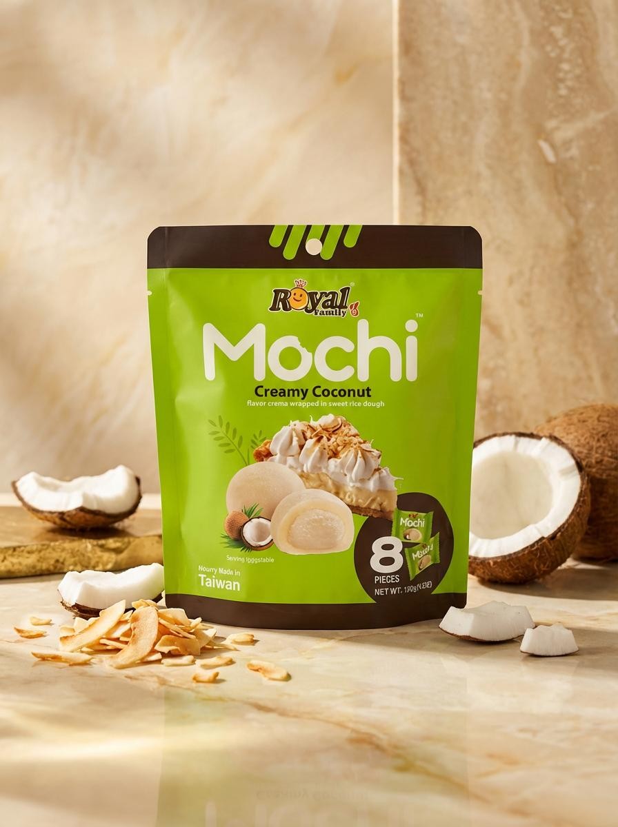 Mochi Coconuts – Royal Family - 120g x 12
