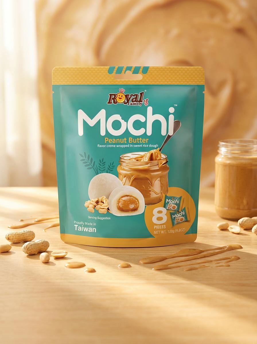 Mochi Peanut Butter – Royal Family -120g x 12