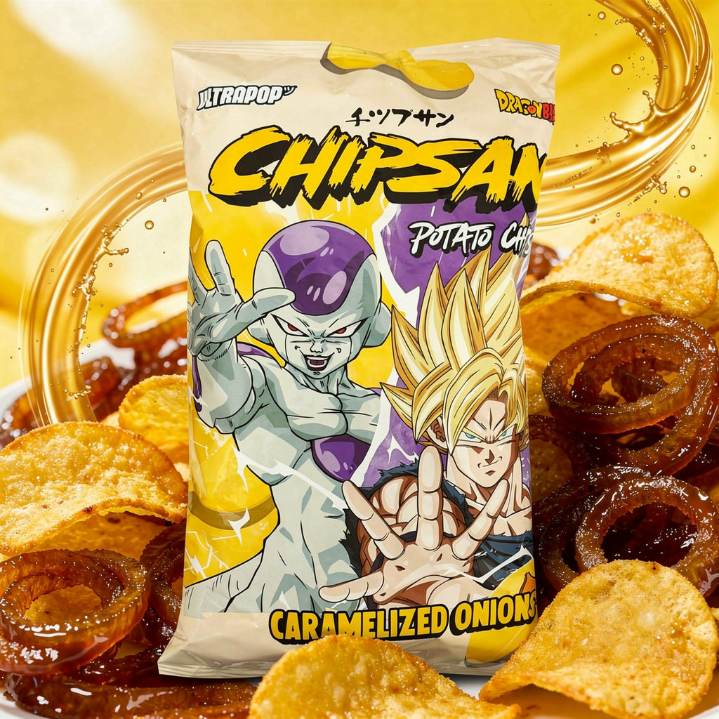 Chipsan Ultrapop Saveur Oignons Caramélisés – DBZ Goku vs Freezer -110g
