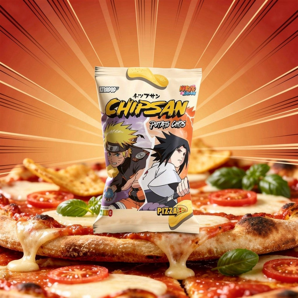 Chipsan Ultrapop Pizza Naruto vs Sasuke - 110g