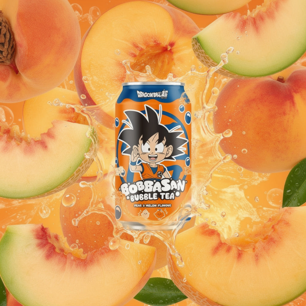 Bubble Tea Bobbasan Pêche & Melon Ultrapop – Goku - 320ml
