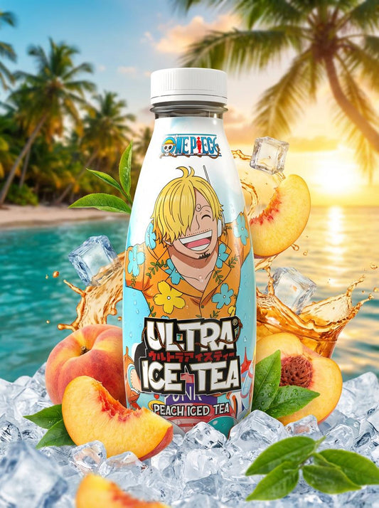Ultrapop Peach Ice Tea – Sanji – 50cl x 8