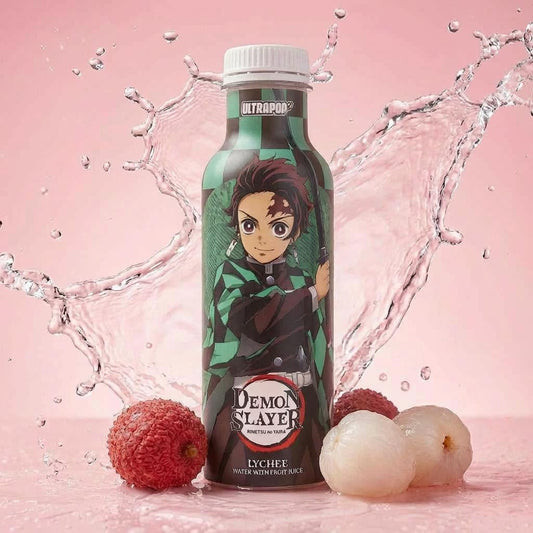 Ultrapop Lychee Flavored Water Demon Slayer – Tanjiro – 33cl x 12 