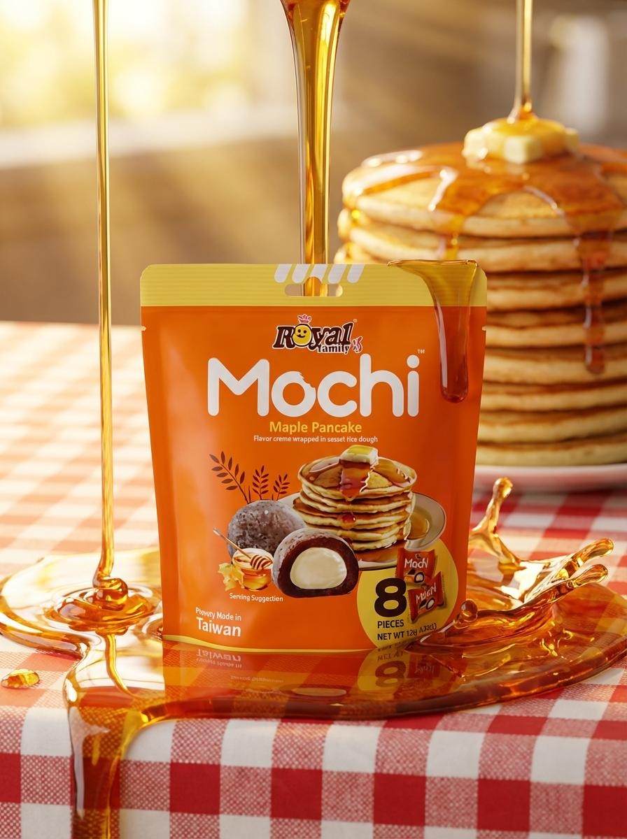 Mochi Creamy Maple Pancake – Royal Family - 120g x 12