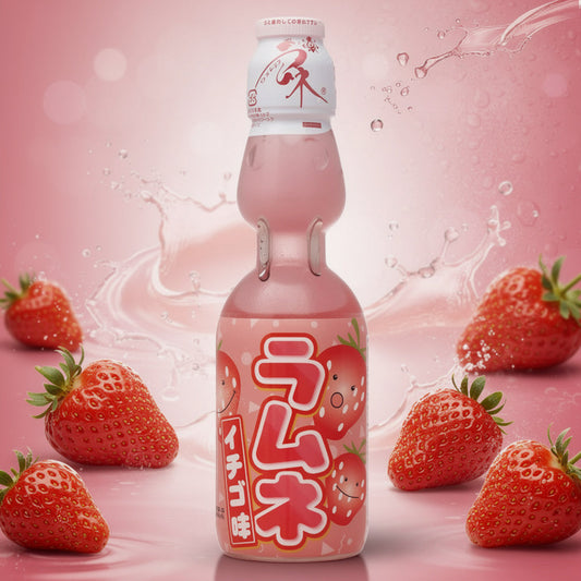 Ramune Strawberry - 200ml x 30