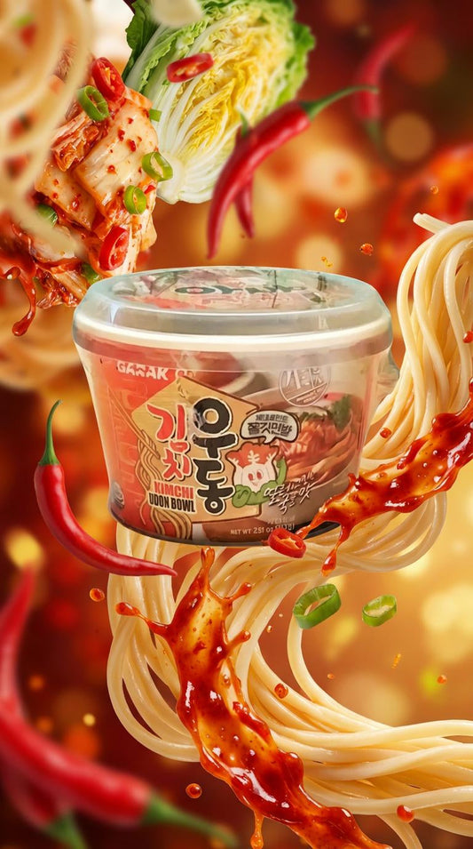 Kimchi Udon Bowl - Nouilles Instantanées - 213g